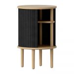 Măsuță auxiliară rotundă din lemn masiv de stejar ø 38 cm Audacious – UMAGE