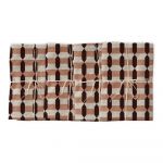 Set 4 șervețele textile Really Nice Things Garland Geometric, 43 x 43 cm