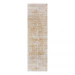 Covor de exterior galben ocru-alb 80x250 cm Biri – NORTHRUGS