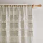 Perdea bej 229x140 cm Izmir Tassel - Pineapple Elephant
