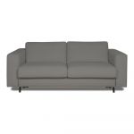 Canapea gri extensibilă 202 cm Vika - Scandic
