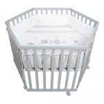 Țarc pentru copii gri deschis 119x104 cm Sternenzauber – Roba