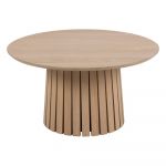 Măsuță de cafea rotundă în decor stejar ø 80 cm Christo - Actona