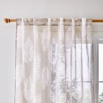 Perdea bej 183x140 cm Palm Leaf - Catherine Lansfield