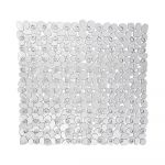 Covor baie anti-alunecare Wenko Paradise, 54 x 54 cm, transparent