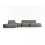 Canapea gri 412 cm Shane – Micadoni Home