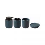 Set de accesorii de baie albastru din ceramică Neat – PT LIVING