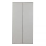 Șifonier gri deschis din lemn de pin 100x200 cm Maevy – WOOOD