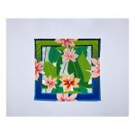 Eșarfă damă Madre Selva Tropical Garden, 55 x 55 cm