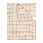 Set pentru pătuț bej Camel Check – Malomi Kids