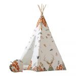 Cort teepee pentru copii Forest Friends – Moi Mili