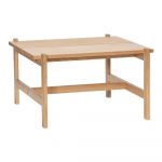 Măsuță de cafea cu blat în culoare naturală cu aspect de lemn de stejar 80x80 cm Dash – Hübsch