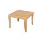 Masă auxiliară de grădină lemn masiv de tec 43x43 cm Aquariva – Ezeis