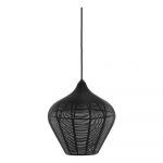 Lustră neagră ø 27 cm Alvaro – Light & Living