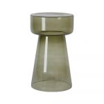 Măsuță auxiliară rotundă din sticlă ø 30 cm Dakwa – Light & Living