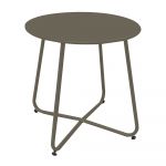 Masă auxiliară de grădină rotundă din oțel ø 45 cm Acero – LDK Garden
