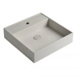 Chiuvetă din beton taupe 46 x 46 cm Quadrado -Sapho