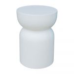 Masă auxiliară de grădină rotundă ø 33 cm Bacoli – LDK Garden