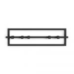 Cuier de perete negru din metal Cubiko – Umbra