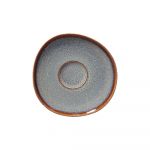 Farfurie din gresie ceramică Villeroy & Boch Like Lave, 15,5 x 15 cm, gri - maro