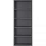 Bibliotecă gri antracit 80x197 cm Agenda – Germania