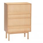 Dulap în culoare naturală cu aspect de lemn de stejar 48x90 cm Forma – Hübsch