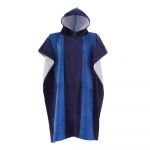 Poncho albastru din bumbac Stripe – Catherine Lansfield