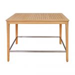 Masă de grădină lemn masiv de tec 90x160 cm Navy – Ezeis