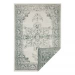 Covor adecvat pentru exterior NORTHRUGS Borbon, 200 x 290 cm, verde-crem
