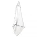 Prosop cu glugă pentru copii alb din muselină 75x75 cm – Bébé Douceur