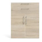 Componentă pentru un sistem modular de rafturi cu aspect de lemn de stejar 84x105 cm Prima – Tvilum
