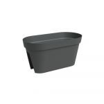 Jardinieră pentru balustradă din plastic reciclat de agățat / de perete 60 cm Capri – Artevasi