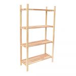 Etajeră în culoare naturală din lemn masiv de pin 75x120 cm – Bonami Essentials