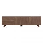 Comodă TV cu aspect de lemn de nuc 160x42 cm Seppe – WOOOD