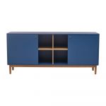 Comodă albastru-închis joasă 175x80 cm Color Living – Tom Tailor