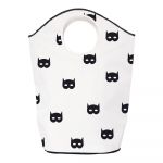 Coș de jucării pentru copii negru-alb din material textil 57x26x70 cm Batman – Butter Kings
