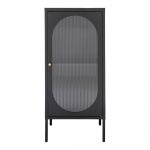 Vitrină neagră din metal 50x110 cm Adelaide – House Nordic