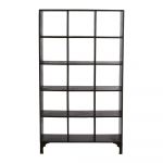 Bibliotecă neagră din lemn de mango 106x190 cm Rayna – Light & Living