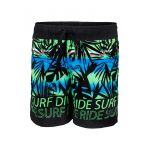 Bermude de baie cu model tropical