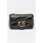 Geanta crossbody matlasata din piele Love Baby Puff