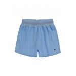 Pantaloni scurti cu talie cu broderie