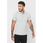 Tricou polo slim fit din material pique Passenger