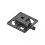 Aspersor staționar pătrat din aluminiu Fiskars, negru