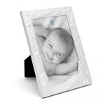Ramă foto argintie de sine stătătoare/de suspendat din metal 10x15 cm Unicorn – Zilverstad