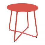 Măsuță auxiliară de grădină rotundă din metal ø 45 cm Luna – LDK Garden