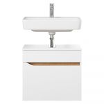 Dulap fără chiuvetă alb scund/suspendat 60x53 cm Set 857 – Pelipal
