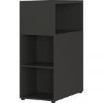 Bibliotecă gri antracit 80x120 cm Mailand – Germania