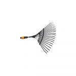 Greblă plată Fiskars Quikfit, negru