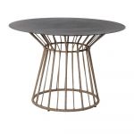 Masă de grădină rotundă din ratan artificial ø 110 cm Ariki – LDK Garden