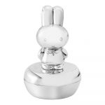 Cutiuță pentru dinți de lapte argintiu-lucios din metal ø 4x6 cm Miffy – Zilverstad